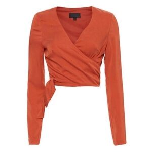 INTERMIX Whitney Wrap Tie Top